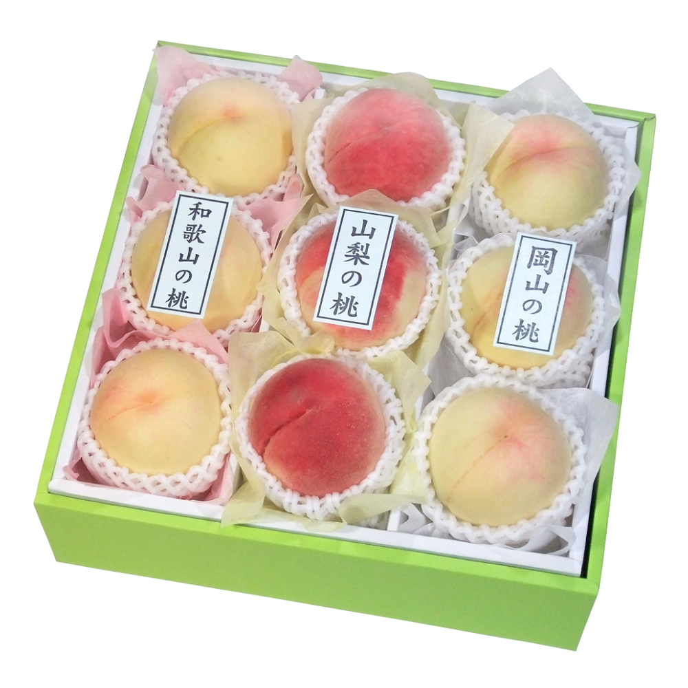 三産地　桃食べ比べ