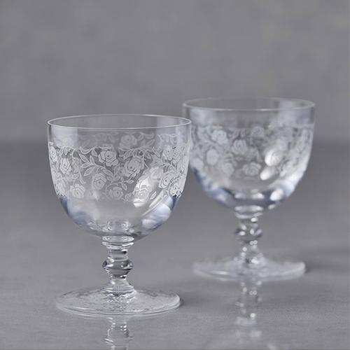 アゼー・ローズ ワイングラス2客セット
