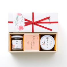 【母の日】小松こんぶ・やわらか牛蒡のもろみ漬け・御所ふりかけ詰合せ　母の日仕様