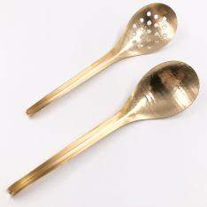 真鍮　共柄　チリレンゲ　セット