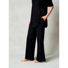 モイストスムース ワイドパンツ WOMEN（一般医療機器） ブラック