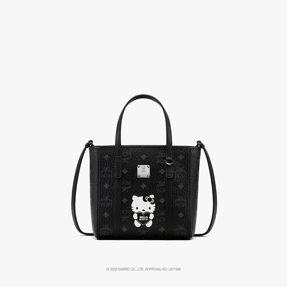 ＜MCM×HELLO KITTY Toni＞トップジップ ショッパーバッグ