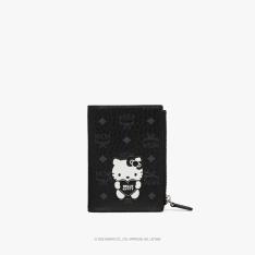＜MCM×HELLO KITTY＞ 二つ折りジップカードウォレット