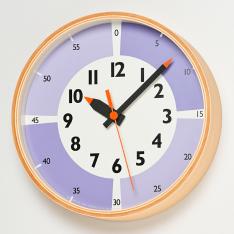 fun pun clock with color
