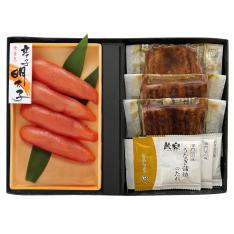 うなぎ蒲焼切身・辛子明太子詰合せ