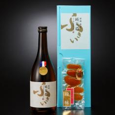 画像噴井純米KuraMaster金賞・からすみセット
