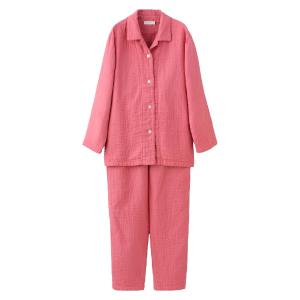 マシュマロガーゼパイピングレディースパジャマ M→L | 商品詳細
