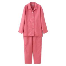 マシュマロワッフルガーゼライトベーシックレディースパジャマ M→L