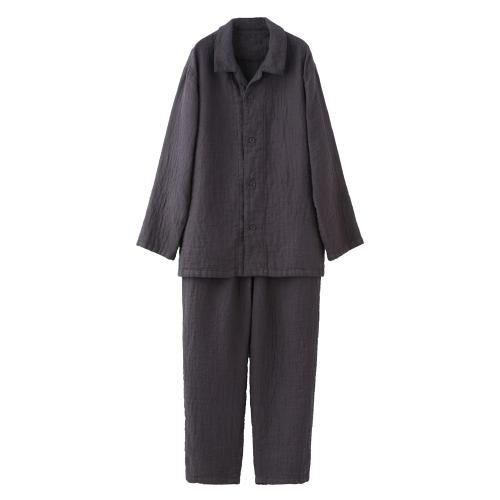 マシュマロワッフルガーゼライトベーシックメンズパジャマ M→L