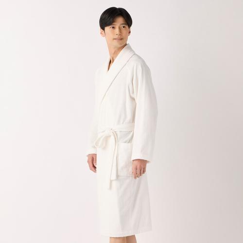軽量糸バスローブ（ユニセックス） S→L