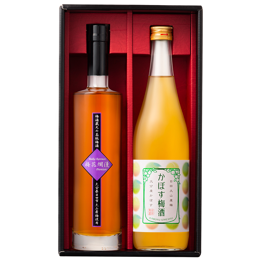 現品限り一斉値下げ！ おおやま夢工房 5年熟成 樽仕込高級梅酒ゆめひびき 風呂敷付 箱付 2度 500ml あす楽対応 日本 大分県 リキュール 梅酒 