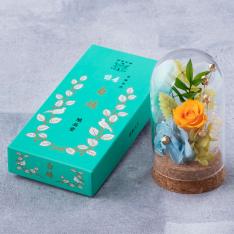 プリザーブド供花「風山吹」&鳩居堂 線香白鳩