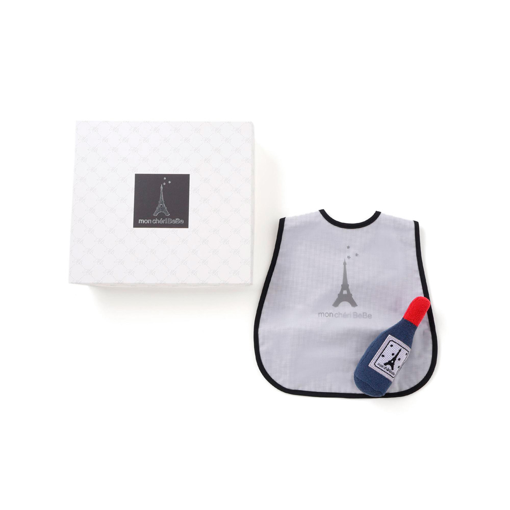 お食事スタイ＆ワインボトルガラガラセット