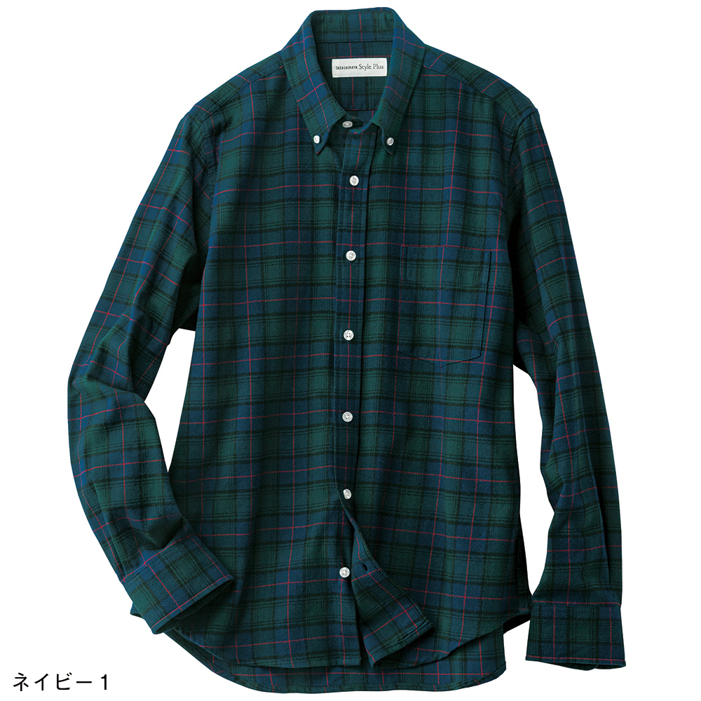 タカシマヤ スタイル プリュ フランネルチェックシャツ 商品詳細 高島屋オンラインストア