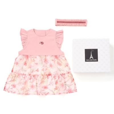 ピンクハウス PINK HOUSE ローズレースワッペン付きスナップ  