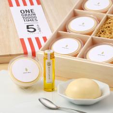 米粉プリンと京のカメリナオイルセット