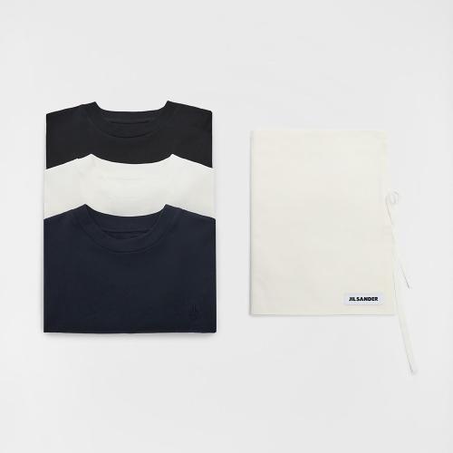 T-SHIRT SS 3 PACK EMB