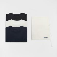 T-SHIRT SS 3 PACK EMB