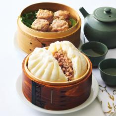 〈横浜中華街・華正樓〉肉まん・焼売セット