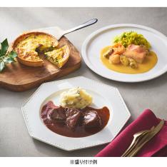 牛ほほ肉の煮込み＆金目鯛のマリニエールのディナーセット