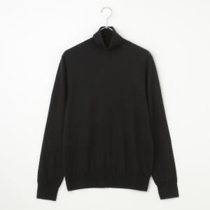 カシミヤシルク＞クルーネックセーター ネイビー S→LL | 商品詳細