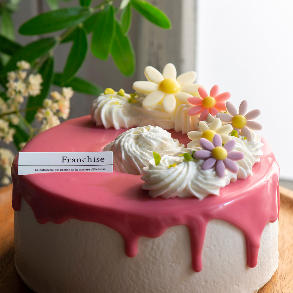 【母の日】ドリップシフォンケーキ（プレーン＆ストロベリー）