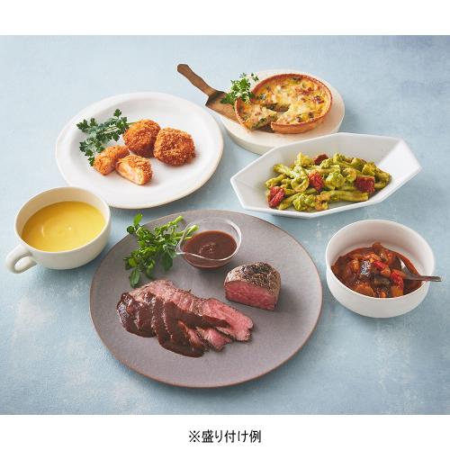 プライムビーフのグリル＆5種デリセット