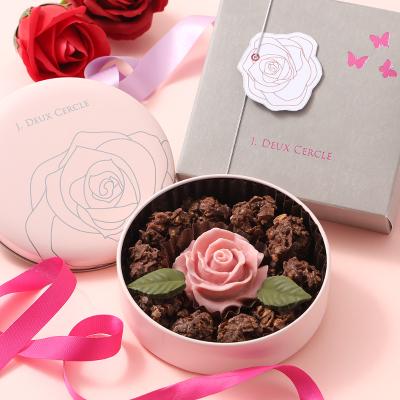 【バレンタインデー】ローズクランチチョコVD（缶）