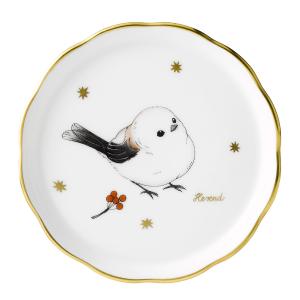 バレンタインセールヘレンド　地中海の庭　皿 花と小鳥の装飾プレート 陶磁器製 バレンタインセールヘレンド 地中海の庭 皿 花と小鳥の装飾