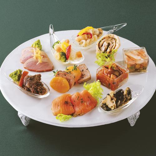 【店頭受取／新宿店】クリスマス限定オードブル（2人前／店頭受取）[E-M-07]【12月24日（水）・25日（木）】