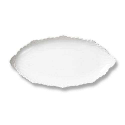 ホワイトフルーテッドハーフレース ピックルディッシュ