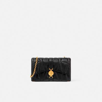 アカウント０５❣️高島屋で購入❣️48ヴェルサーチ黒ジャケット❣️超美品❣️ VERSACE（ヴェルサーチ）ライダース 黒 サイズ:36(XS位