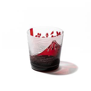 江戸切子 矢来紋 冷酒杯ペア 赤・ルリ | 商品詳細 | 高島屋