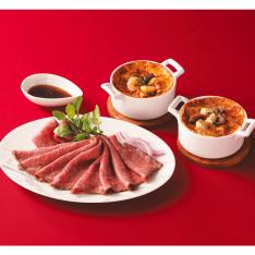 ローストビーフ・グラタンセット