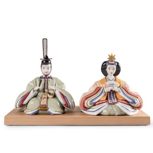 【名入れ】雛人形（若草）（名入れ立札プレゼント）