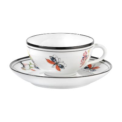 未使用】マイセン チャイニーズバタフライ コーヒーカップ＆ソーサー 