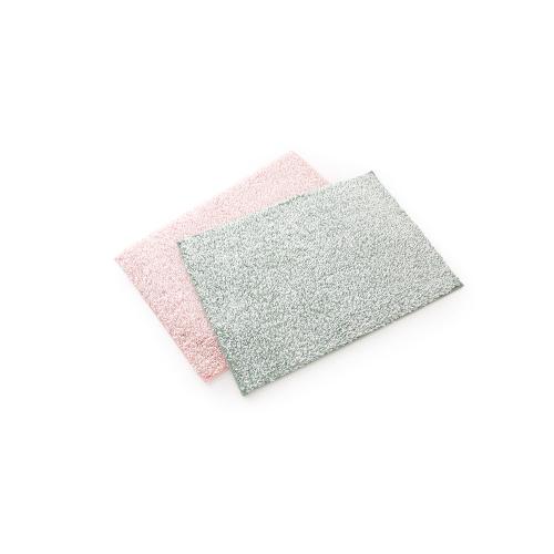 福袋 COZY 不織糸 バスマット2色セット（グリーン・ピンク）