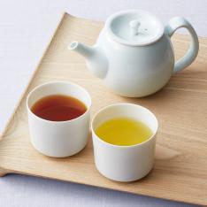 〈京都・一保堂茶舖〉煎茶「日月」・極上ほうじ茶詰合せ