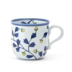 染錦苺絵（黄）マグカップ