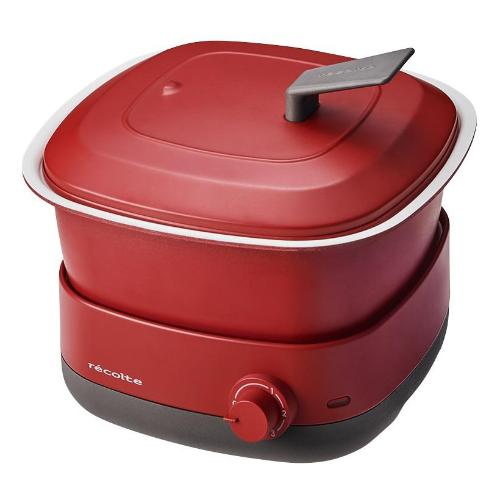 ポットデュオ キャレ レッド