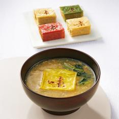 〈美噌元〉湯葉で包んだお味噌汁