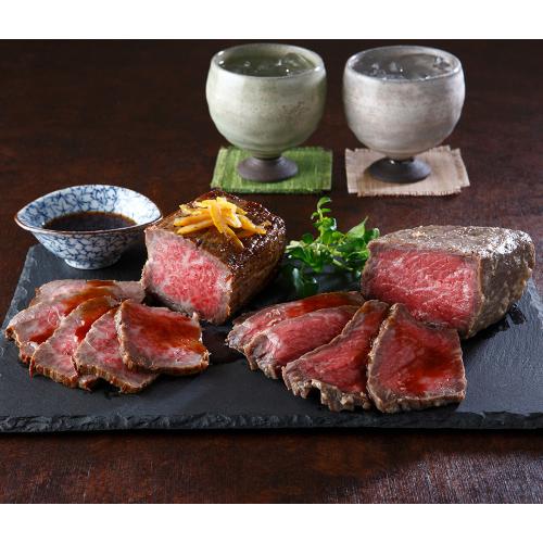 黒毛和牛ローストビーフ2種(柚子・塩麹)