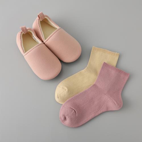 ルームシューズ×靴下2足セット ピンク S→L