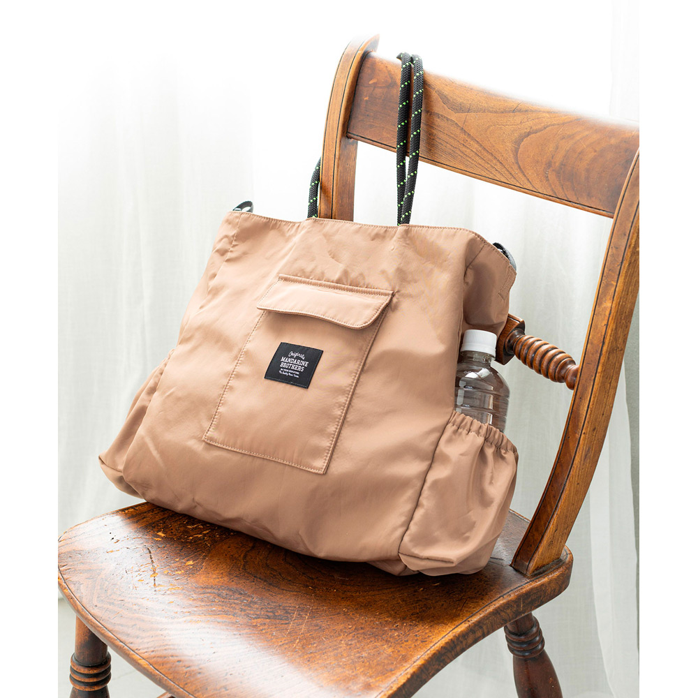 リバーシブル3WAYトート