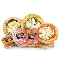 ナポリ風石窯ピザと熟成ハムセット