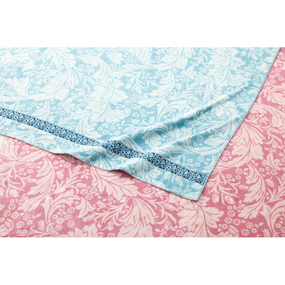 〈べラディア〉アカンサスリーフ シャーリングタオルケット