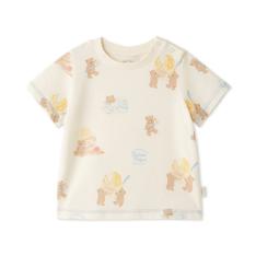 ［BABY］接触冷感アイスクリームベア柄Tシャツ