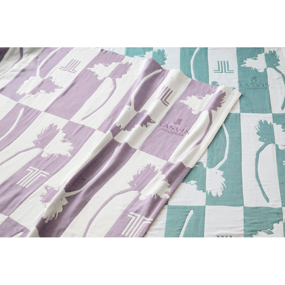 〈ランバン コレクション〉ソレイユ 4重織ガーゼケット