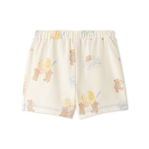 ［BABY］接触冷感アイスクリームベア柄ショートパンツ