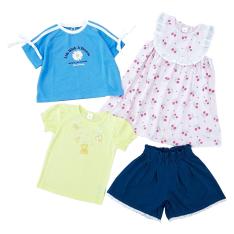 ＜プッティー＞夏のわくわくおでかけ4点セット キッズ女の子A（100cm→130cm）